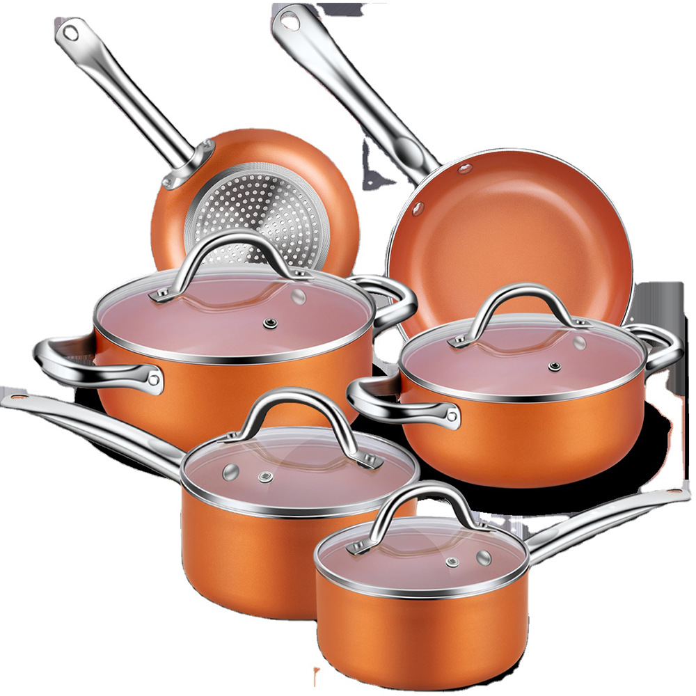 eco-friendly kitchen cooking pot nonstick cookware sets